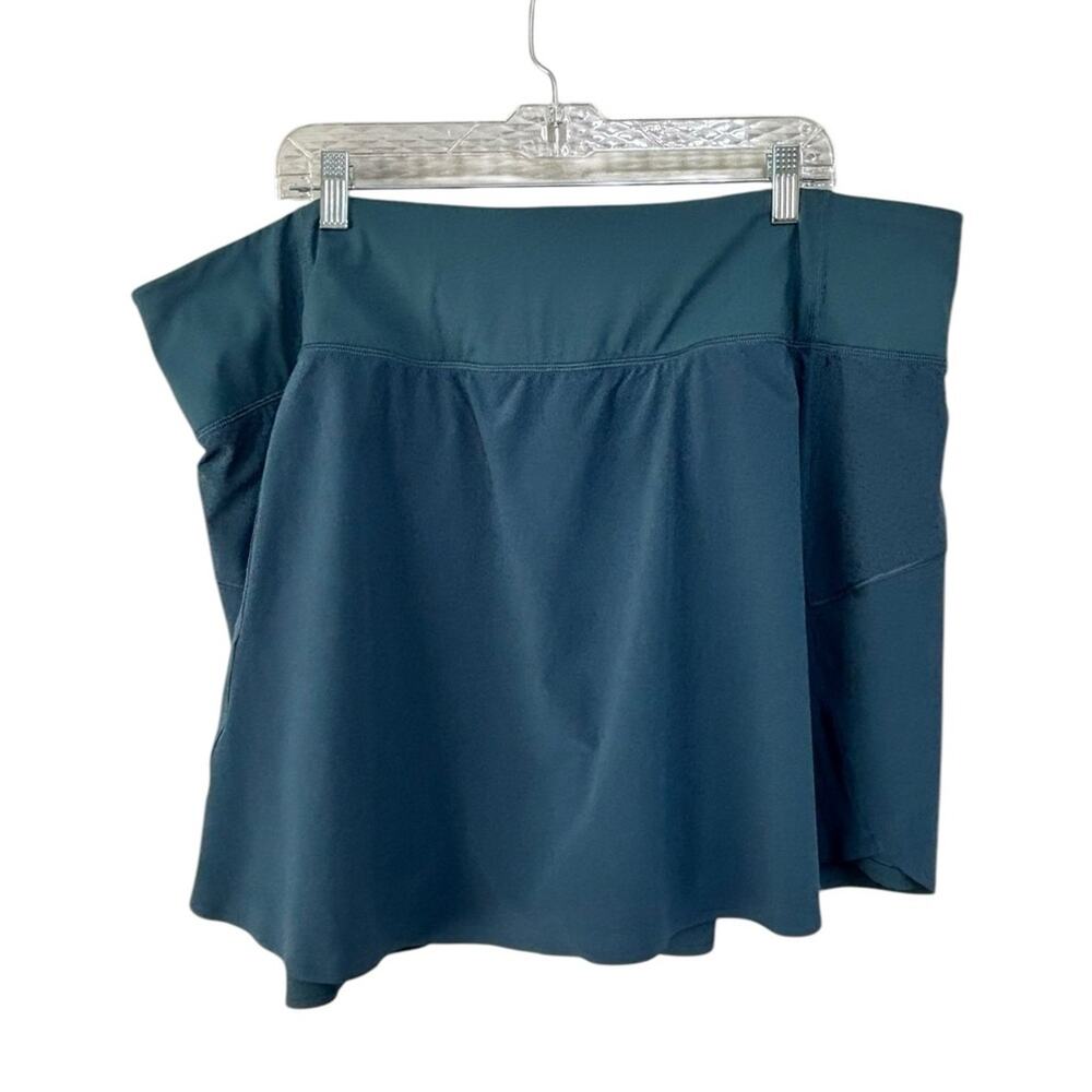 Athleta Run With It Skort in Dark Teal - Size 3X - Picture 2 of 8